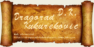 Dragorad Kukureković vizit kartica